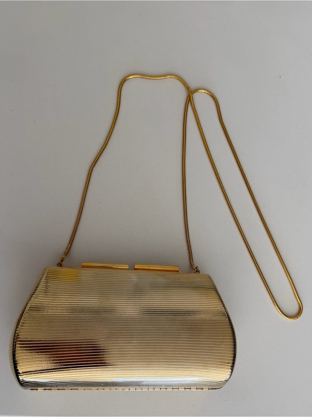 Saks Fifth Avenue vintage metal handbag